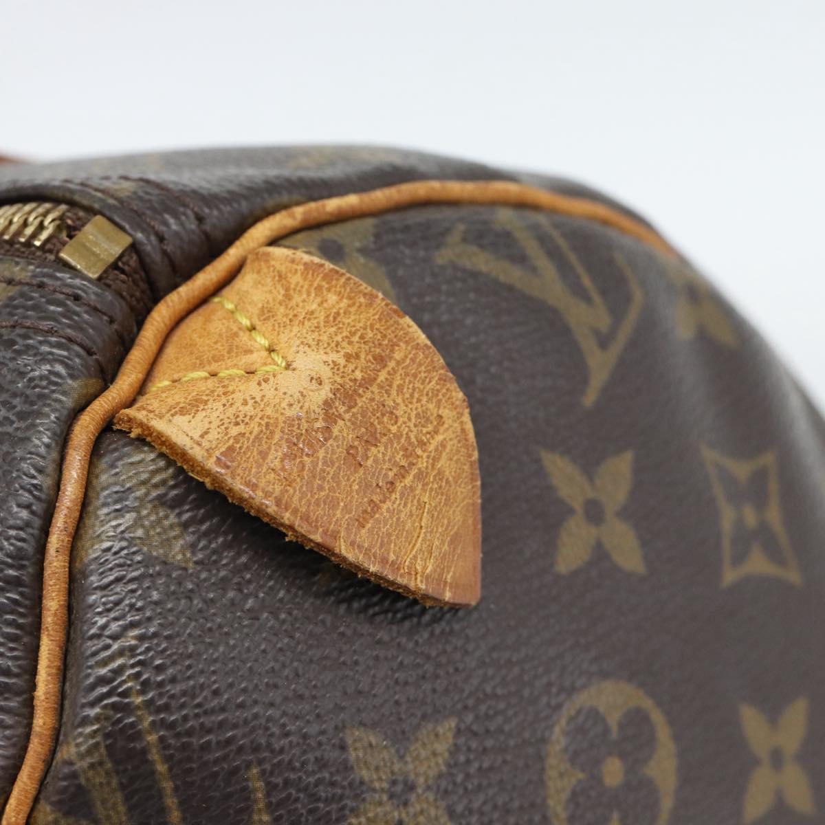 LOUIS VUITTON Monogram Speedy 30 Hand Bag M41526 LV Auth 189239