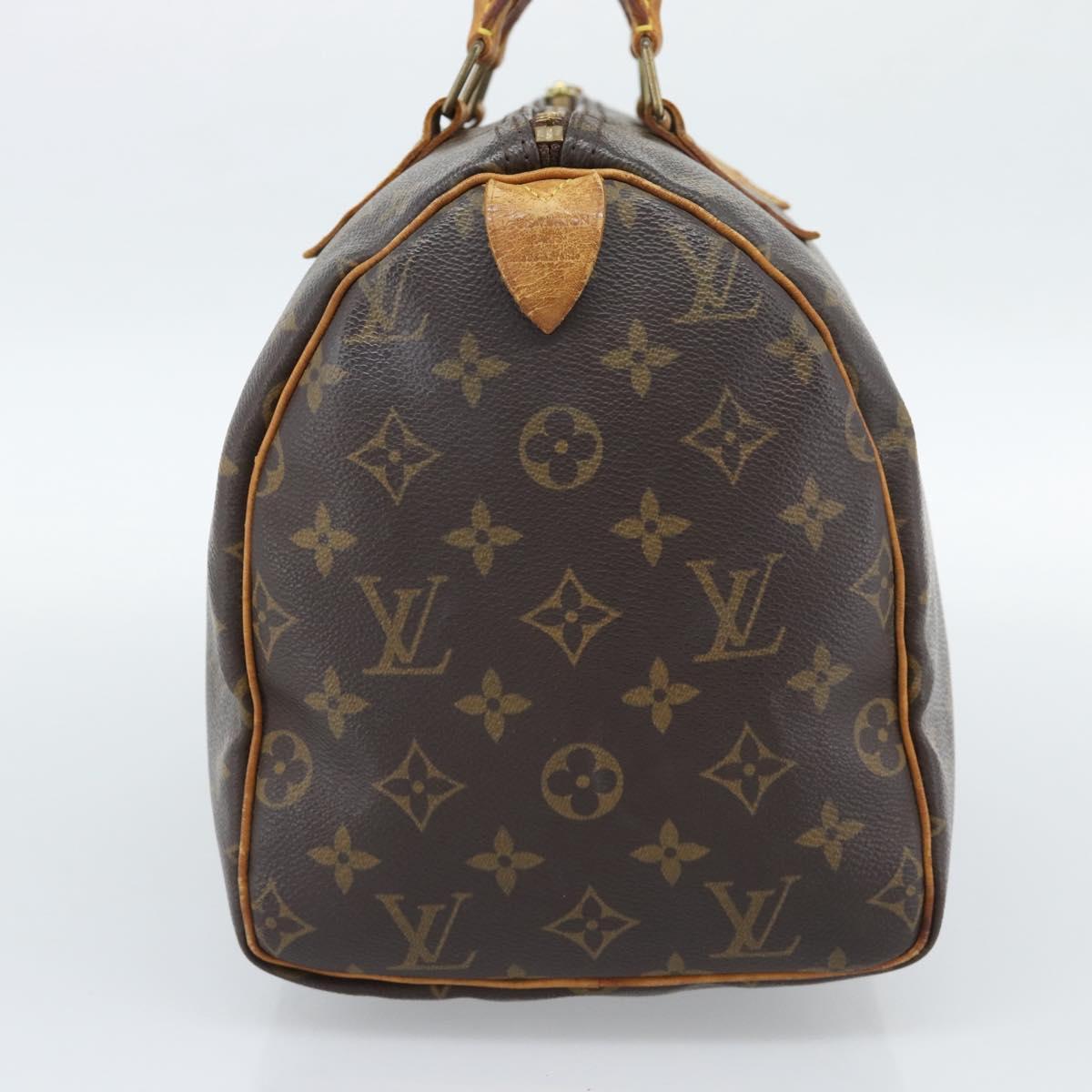 LOUIS VUITTON Monogram Speedy 30 Hand Bag M41526 LV Auth 189239