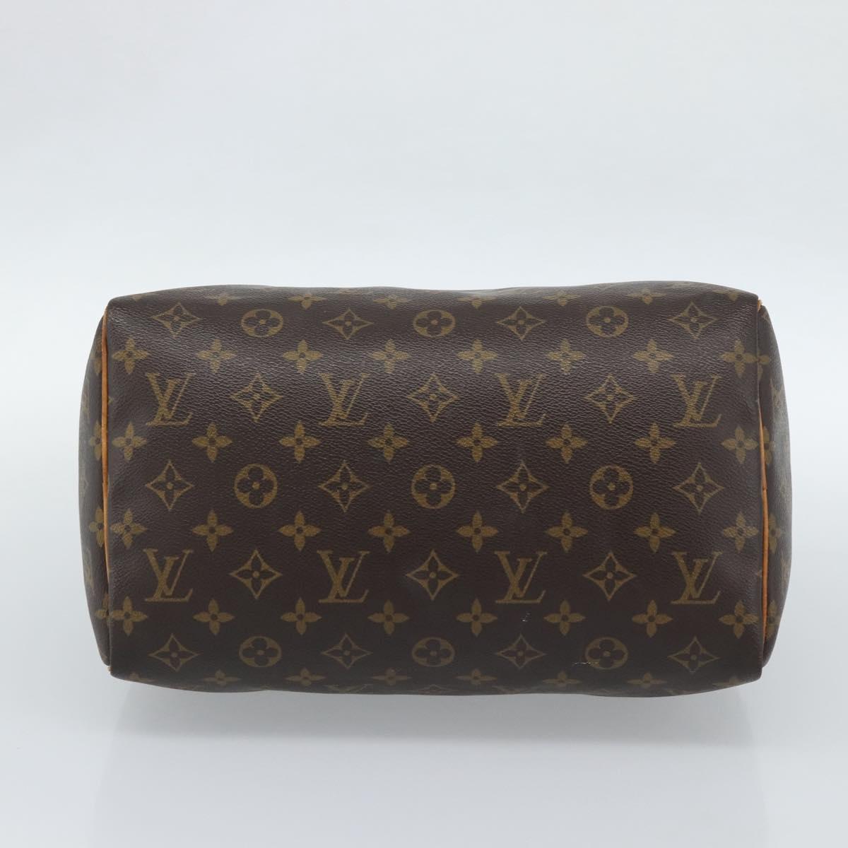 LOUIS VUITTON Monogram Speedy 30 Hand Bag M41526 LV Auth 189239