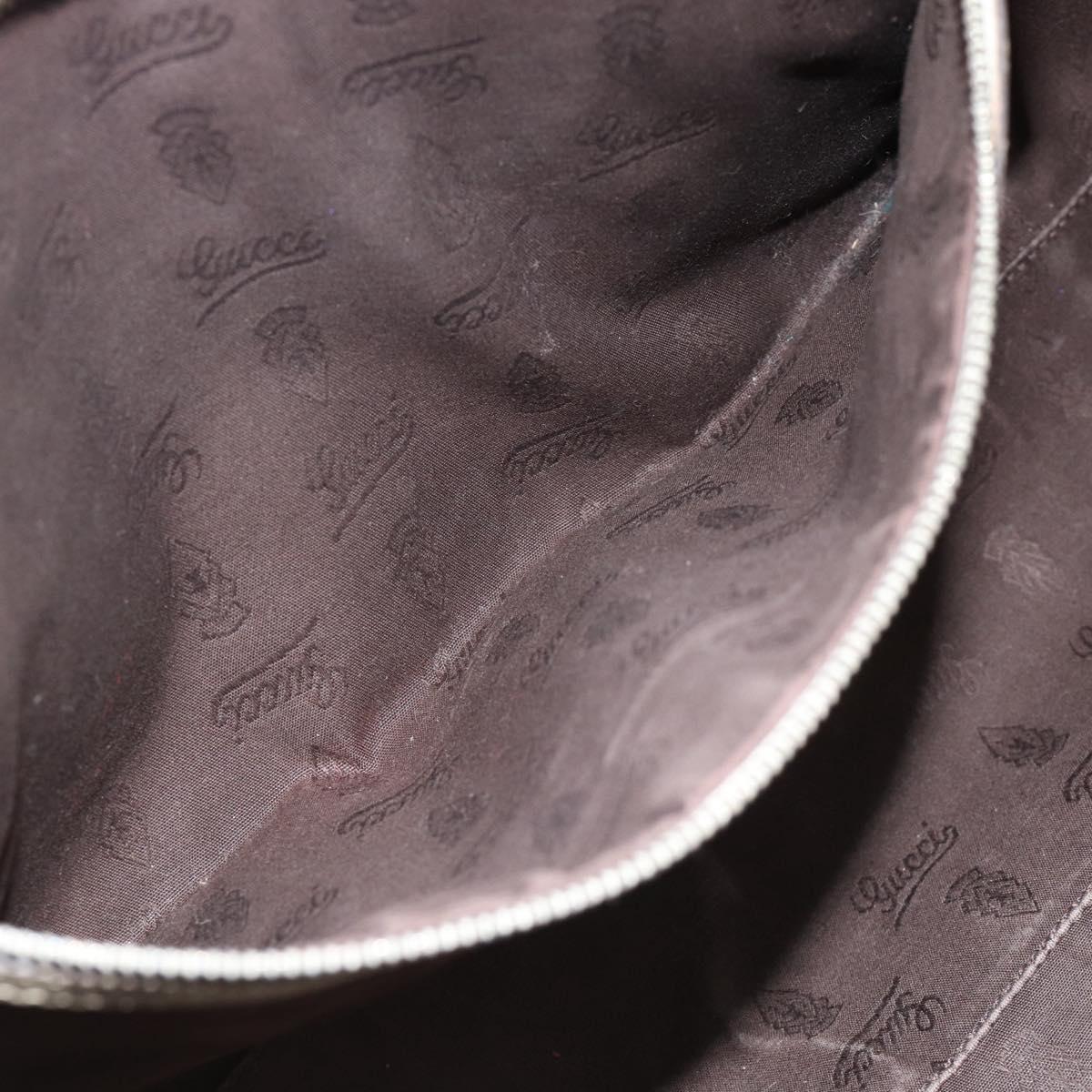 GUCCI GG Canvas Miss GG Tote Bag Beige Silver gold 232957 Auth 189245