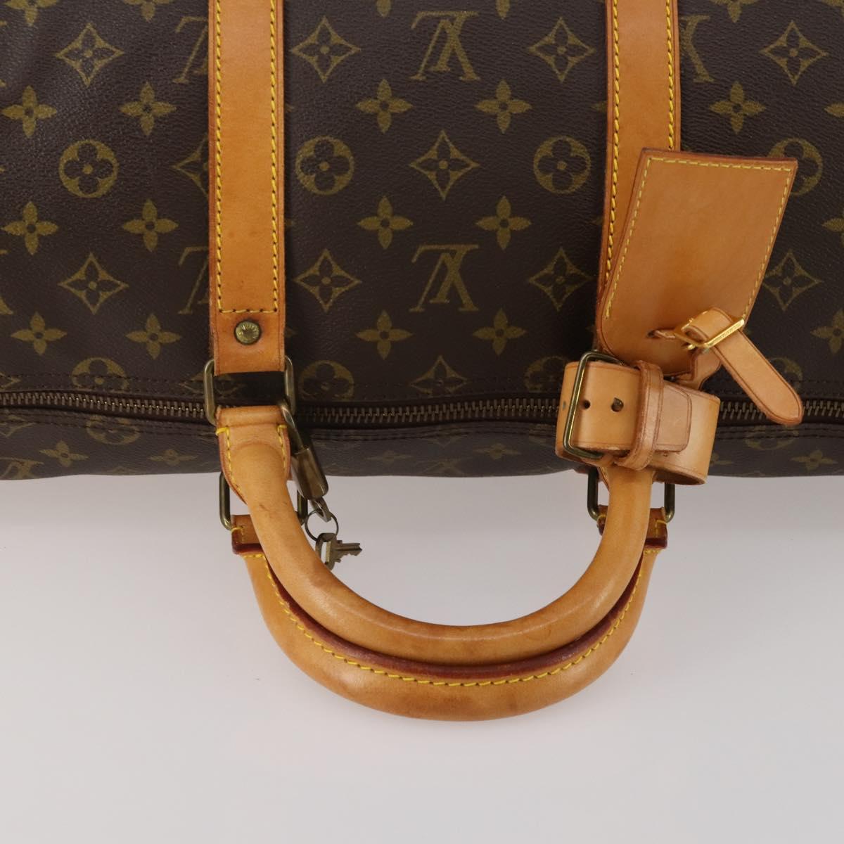 LOUIS VUITTON Monogram Keepall 55 Boston Bag Vintage M41424 LV Auth 189250