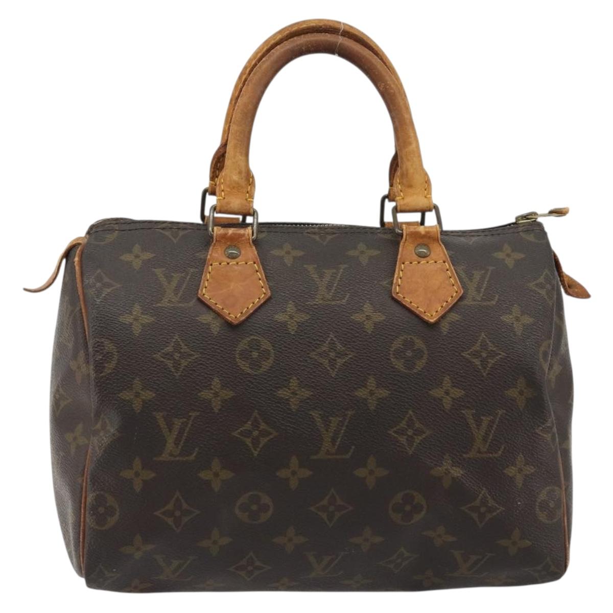 LOUIS VUITTON Monogram Speedy 25 Hand Bag M41528 LV Auth 189274