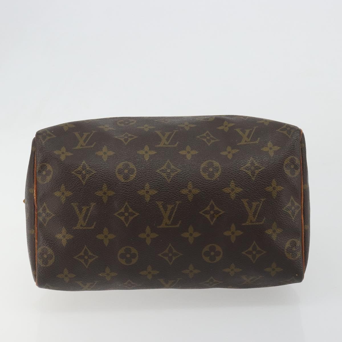 LOUIS VUITTON Monogram Speedy 25 Hand Bag M41528 LV Auth 189274