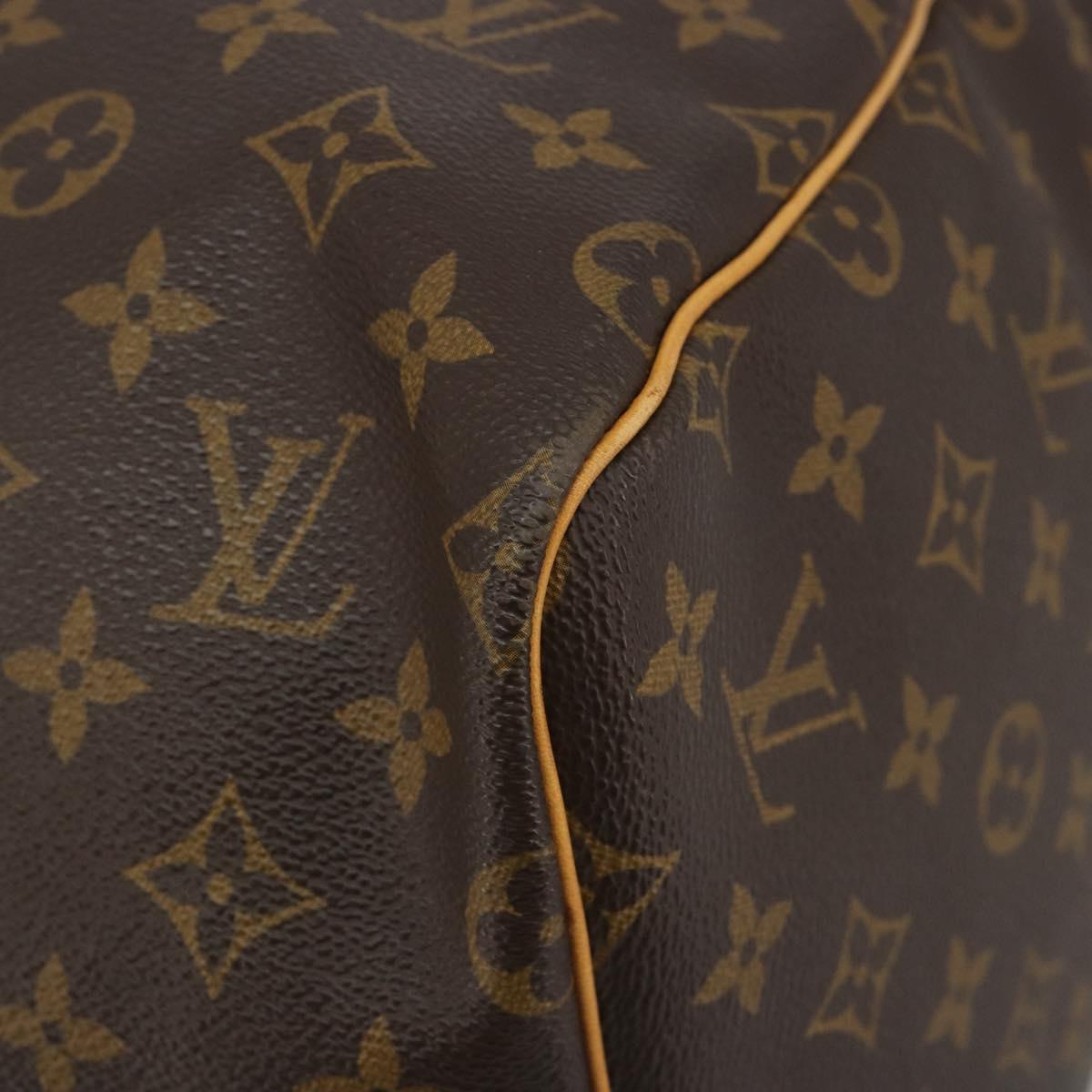LOUIS VUITTON Monogram Keepall 55 Boston Bag M41424 LV Auth 189275