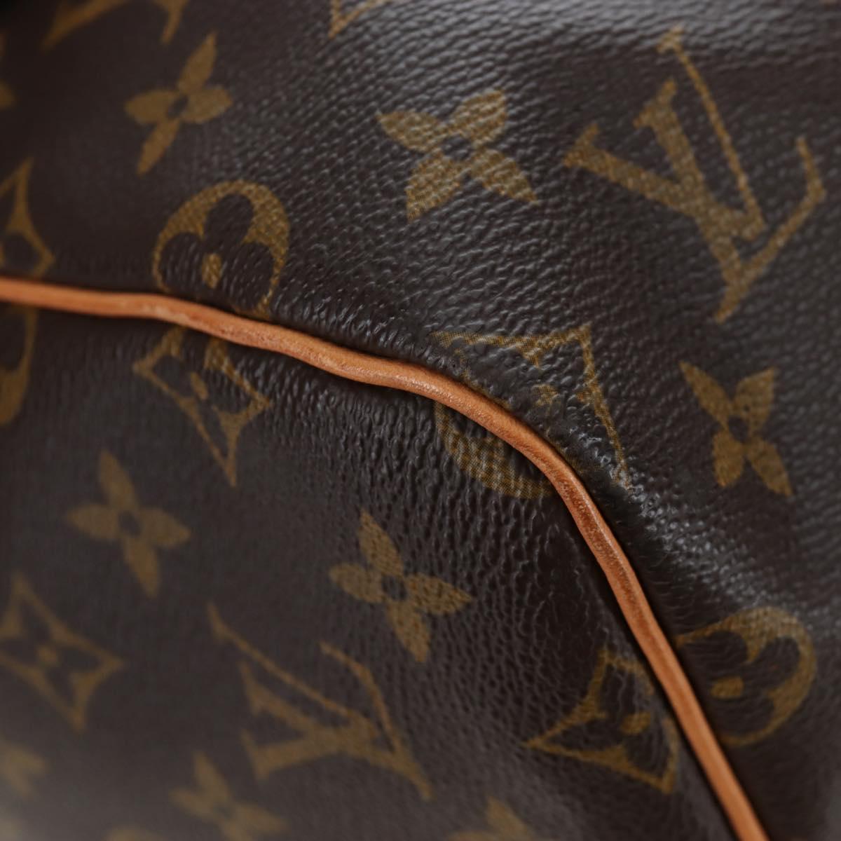 LOUIS VUITTON Monogram Keepall 55 Boston Bag M41424 LV Auth 189276V