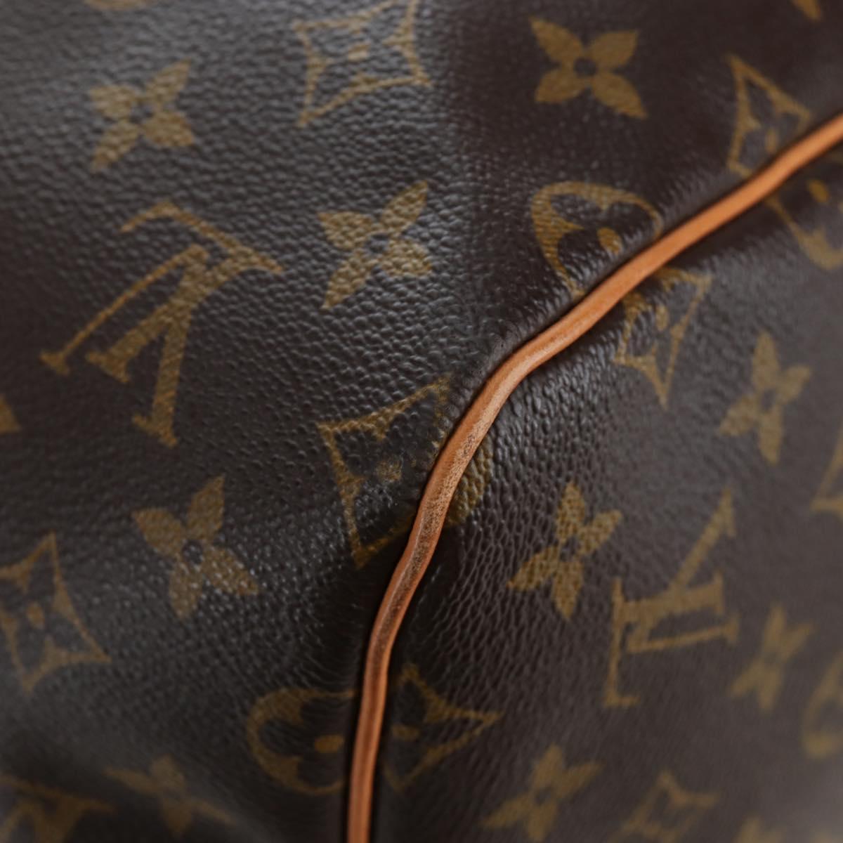 LOUIS VUITTON Monogram Keepall 55 Boston Bag M41424 LV Auth 189276V
