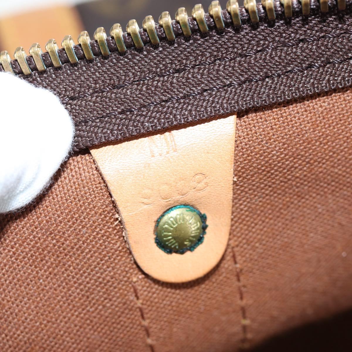 LOUIS VUITTON Monogram Keepall 55 Boston Bag M41424 LV Auth 189276V