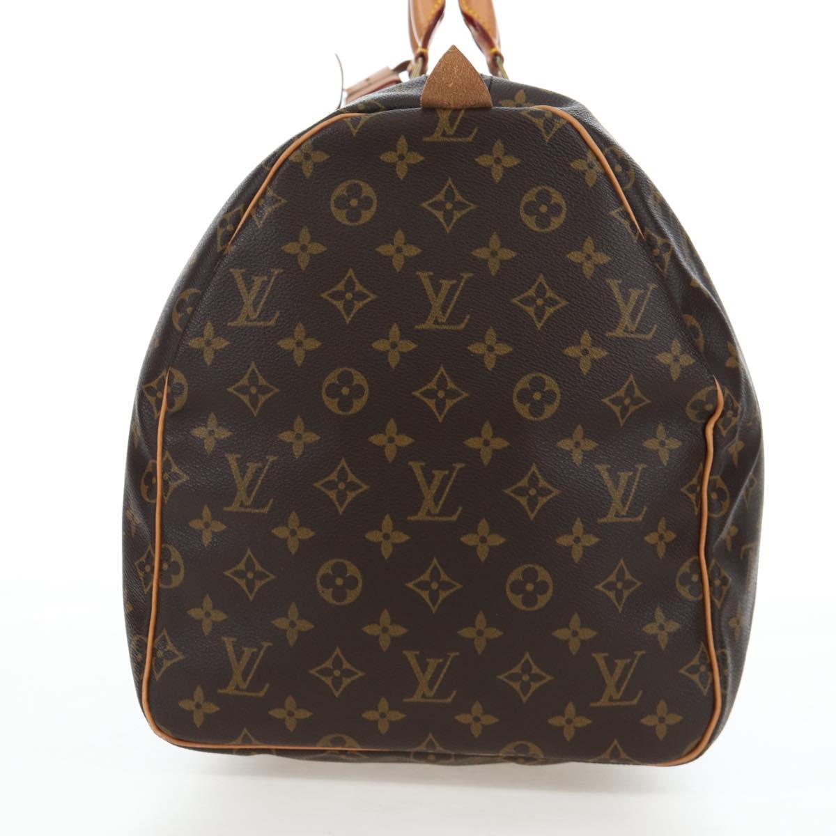LOUIS VUITTON Monogram Keepall 55 Boston Bag M41424 LV Auth 189276V