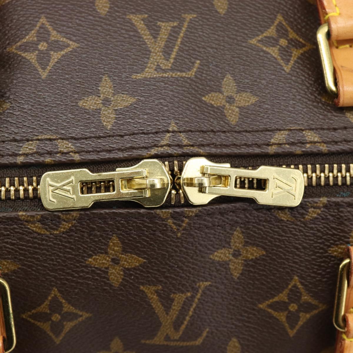 LOUIS VUITTON Monogram Keepall 55 Boston Bag M41424 LV Auth 189278V