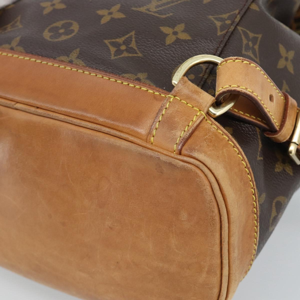 LOUIS VUITTON Monogram Montsouris MM Backpack M51136 LV Auth 189280