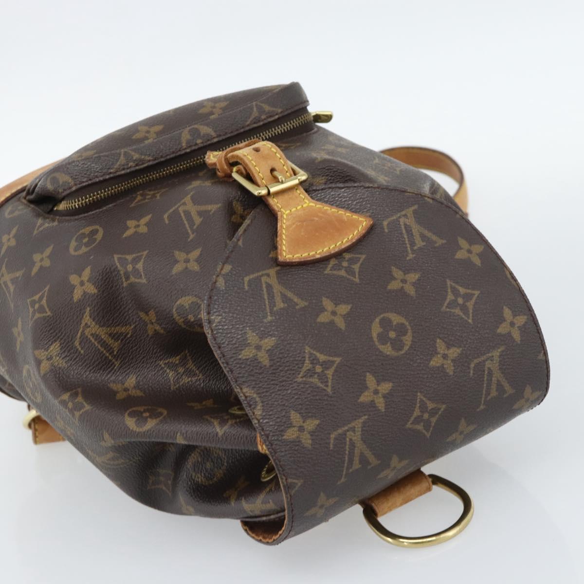 LOUIS VUITTON Monogram Montsouris MM Backpack M51136 LV Auth 189280