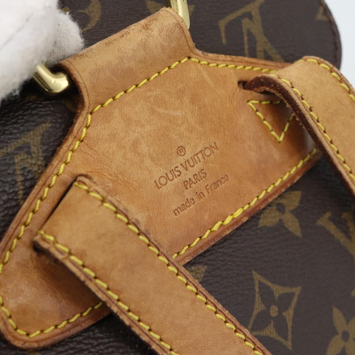 LOUIS VUITTON Monogram Montsouris MM Backpack M51136 LV Auth 189280