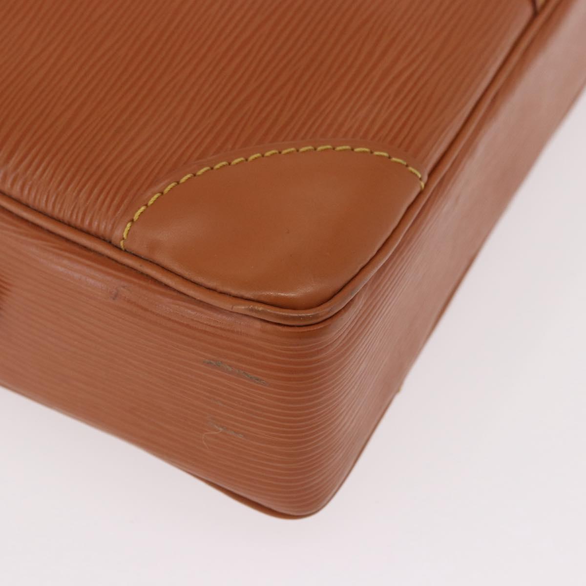 LOUIS VUITTON Epi Porte Documents Voyage Zipangu Gold M54478 Auth 189287
