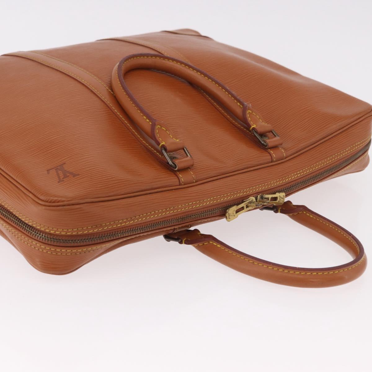 LOUIS VUITTON Epi Porte Documents Voyage Zipangu Gold M54478 Auth 189287