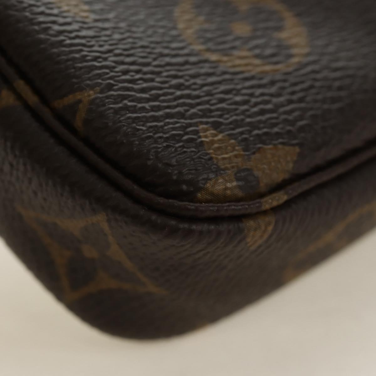 LOUIS VUITTON Monogram Vivienne Mini Pochette Accessoires M45905 Auth 189293SM