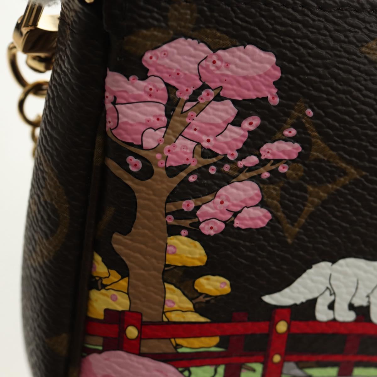 LOUIS VUITTON Monogram Vivienne Mini Pochette Accessoires M45905 Auth 189293SM