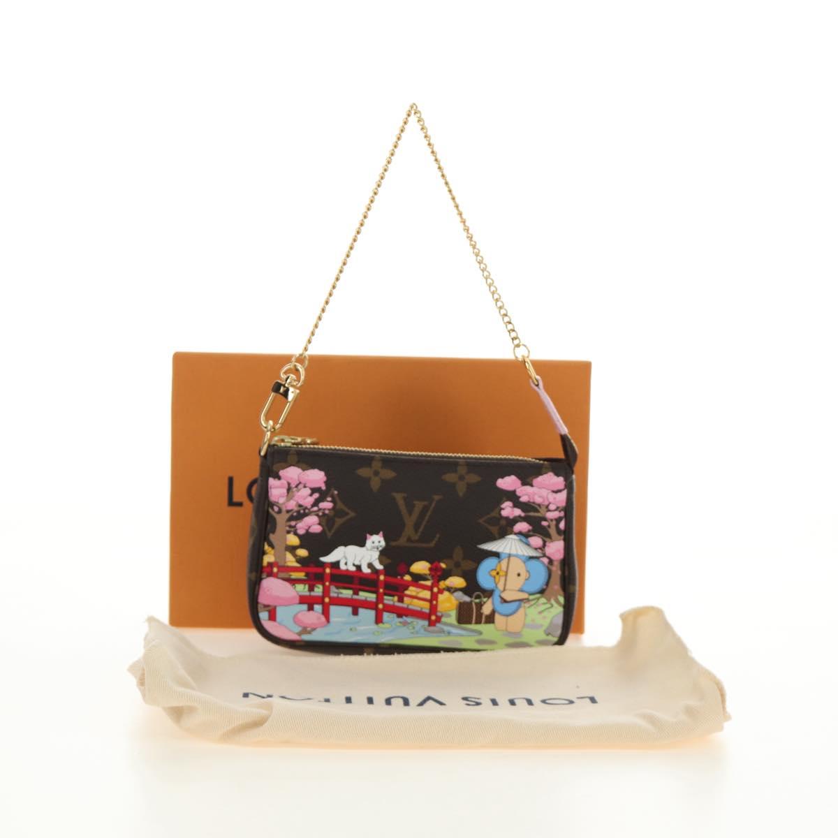 LOUIS VUITTON Monogram Vivienne Mini Pochette Accessoires M45905 Auth 189293SM