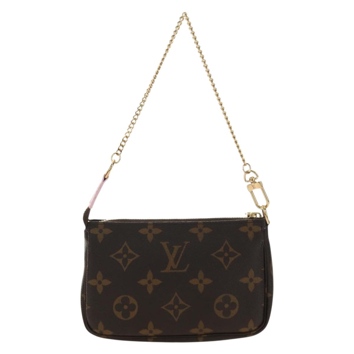 LOUIS VUITTON Monogram Vivienne Mini Pochette Accessoires M45905 Auth 189293SM
