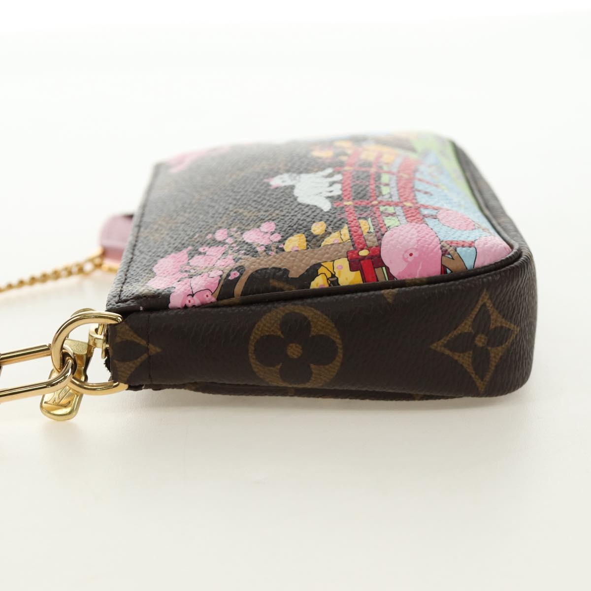 LOUIS VUITTON Monogram Vivienne Mini Pochette Accessoires M45905 Auth 189293SM