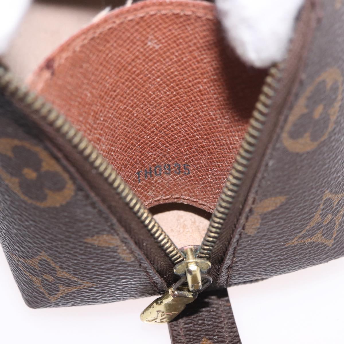 LOUIS VUITTON Monogram Pochette Cosmetic GM Cosmetic Pouch M47353 LV Auth 189330