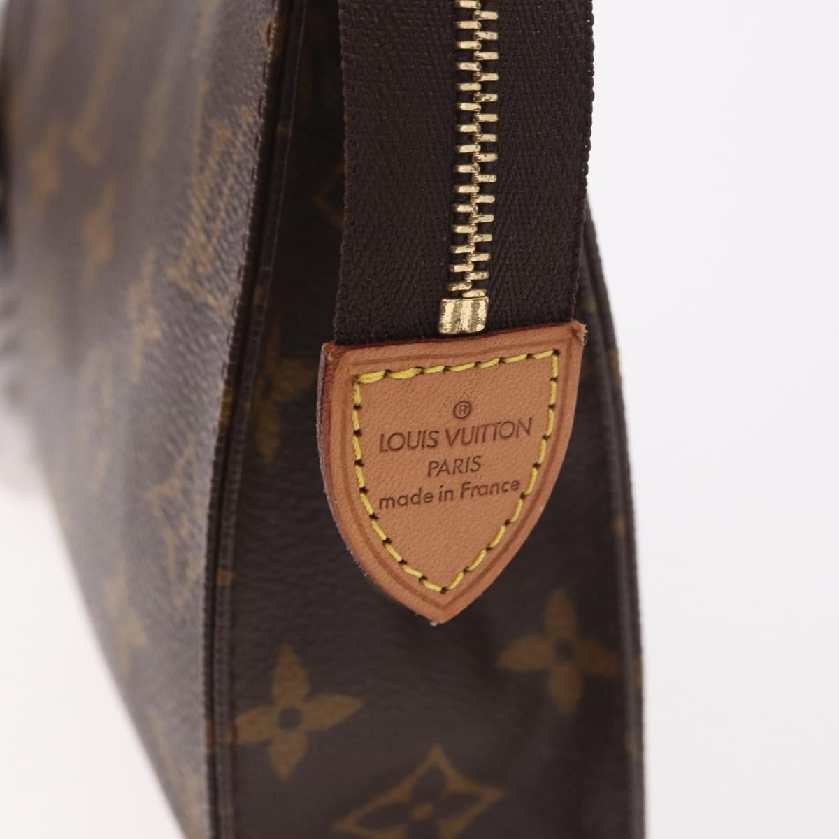 LOUIS VUITTON Monogram Poche Toilette 19 Pouch M47544 LV Auth 189335