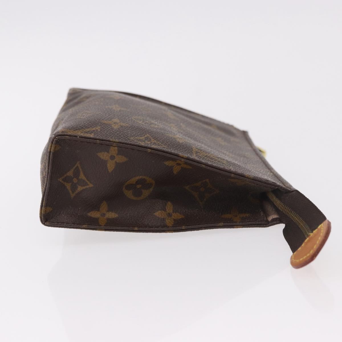 LOUIS VUITTON Monogram Poche Toilette 19 Pouch M47544 LV Auth 189335