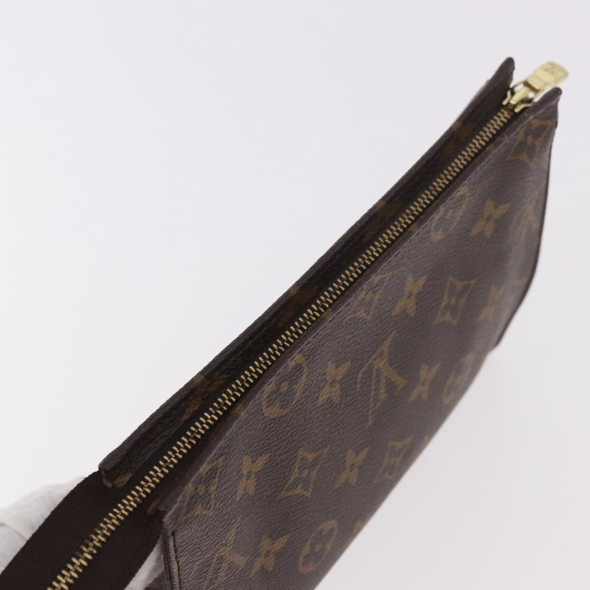 LOUIS VUITTON Monogram Poche Toilette 19 Pouch M47544 LV Auth 189335
