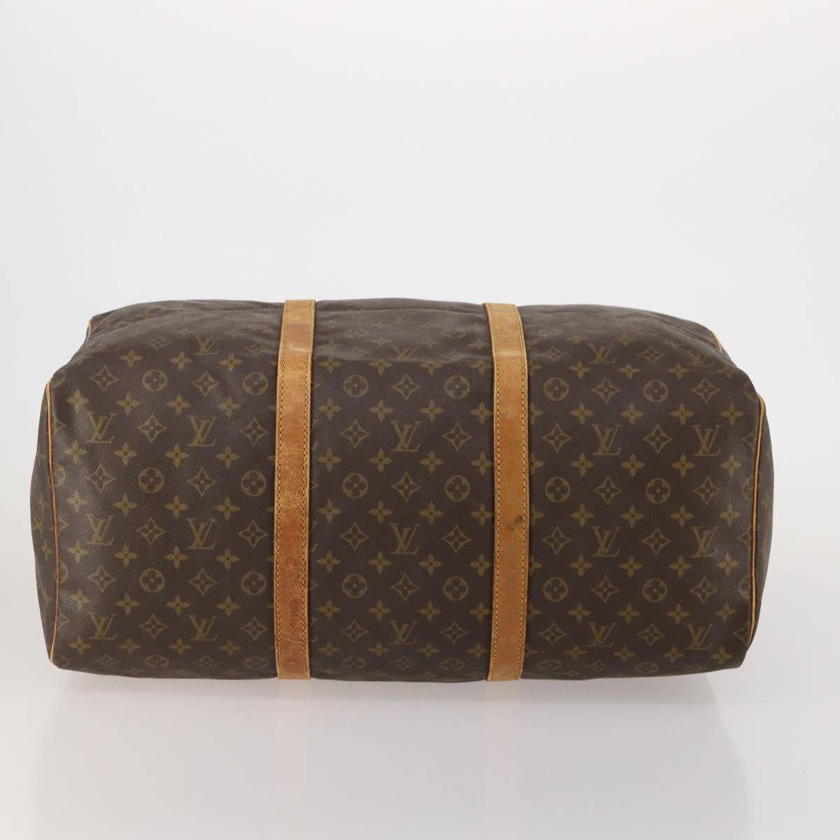 LOUIS VUITTON Monogram Sac Souple 55 Boston Bag M41622 LV Auth 189346