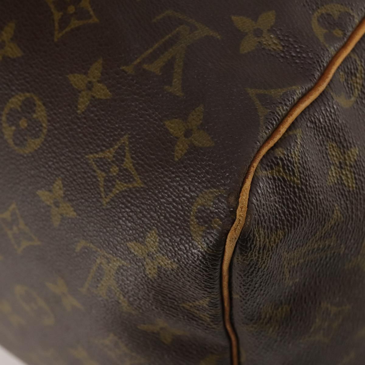 LOUIS VUITTON Monogram Sac Souple 55 Boston Bag M41622 LV Auth 189346