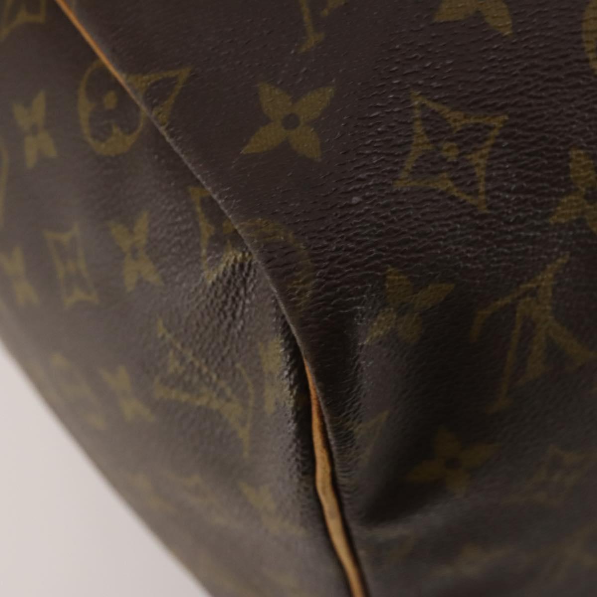 LOUIS VUITTON Monogram Sac Souple 55 Boston Bag M41622 LV Auth 189346