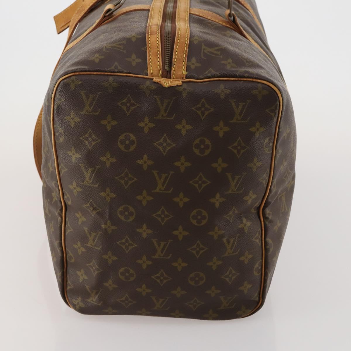 LOUIS VUITTON Monogram Sac Souple 55 Boston Bag M41622 LV Auth 189346
