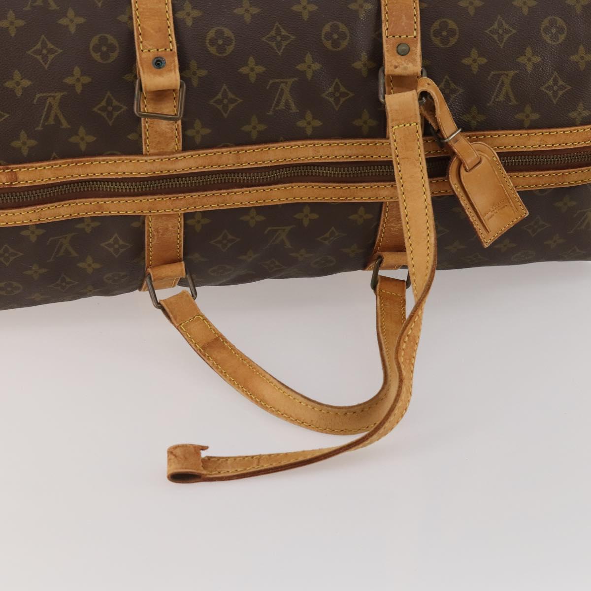 LOUIS VUITTON Monogram Sac Souple 55 Boston Bag M41622 LV Auth 189346