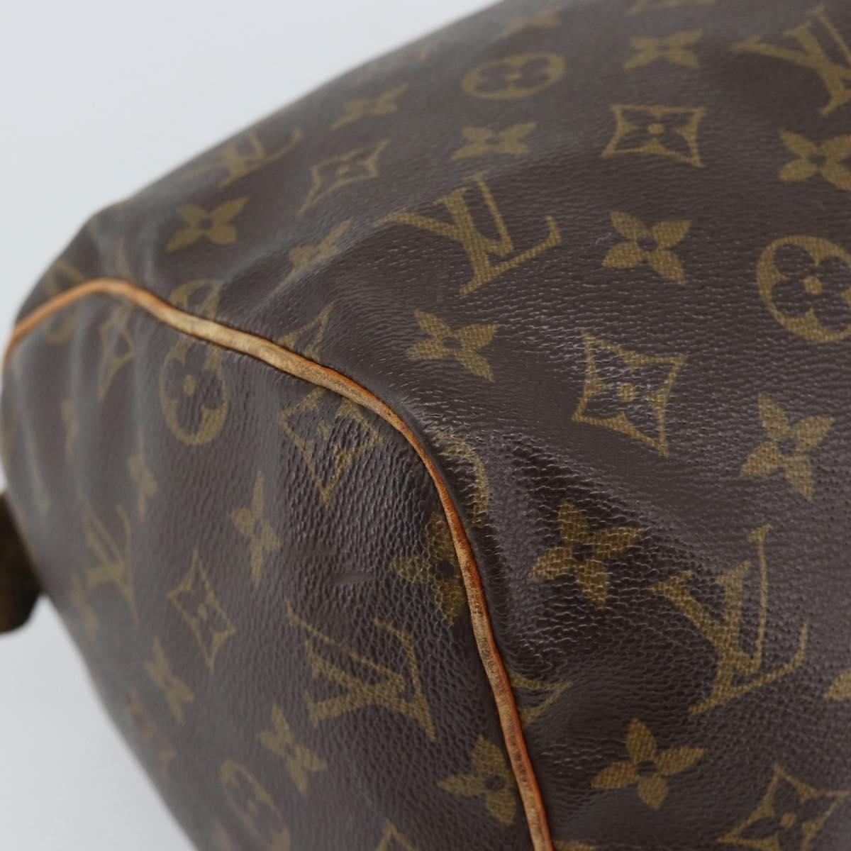 LOUIS VUITTON Monogram Speedy 30 Hand Bag M41526 LV Auth 189348