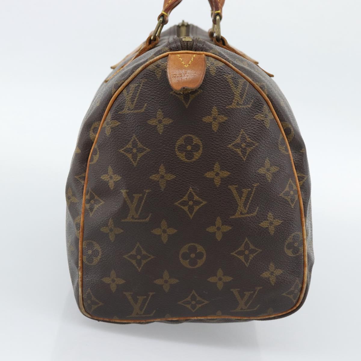 LOUIS VUITTON Monogram Speedy 30 Hand Bag M41526 LV Auth 189348