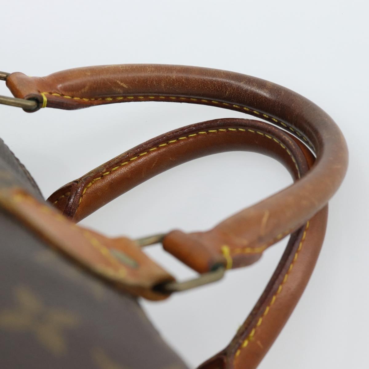 LOUIS VUITTON Monogram Speedy 30 Hand Bag M41526 LV Auth 189348