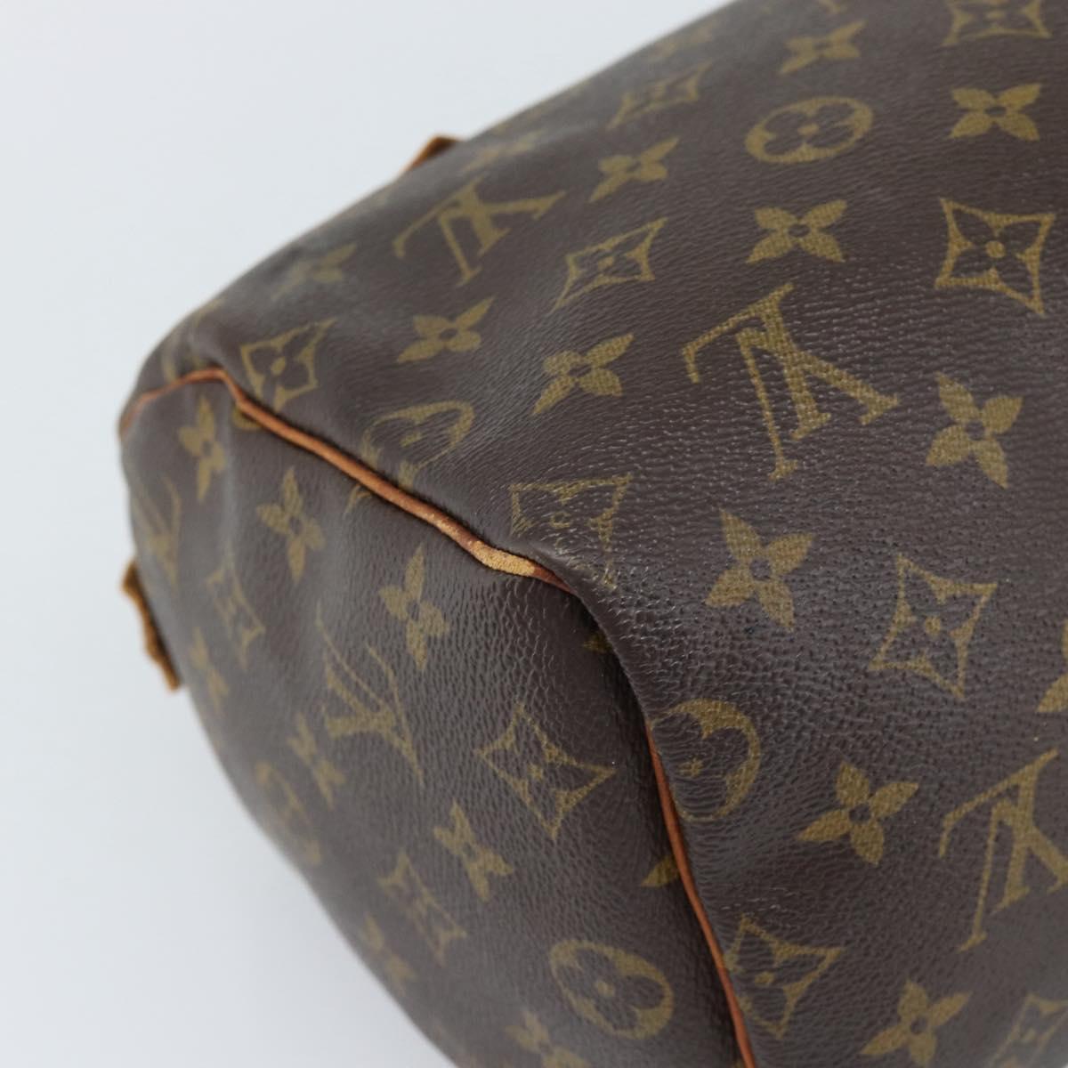 LOUIS VUITTON Monogram Speedy 25 Hand Bag M41528 LV Auth 189351