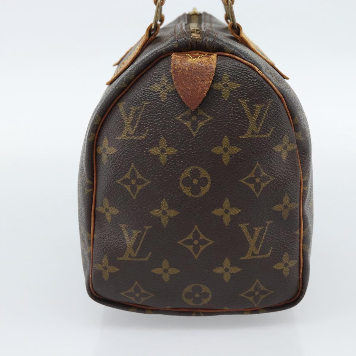 LOUIS VUITTON Monogram Speedy 25 Hand Bag M41528 LV Auth 189351