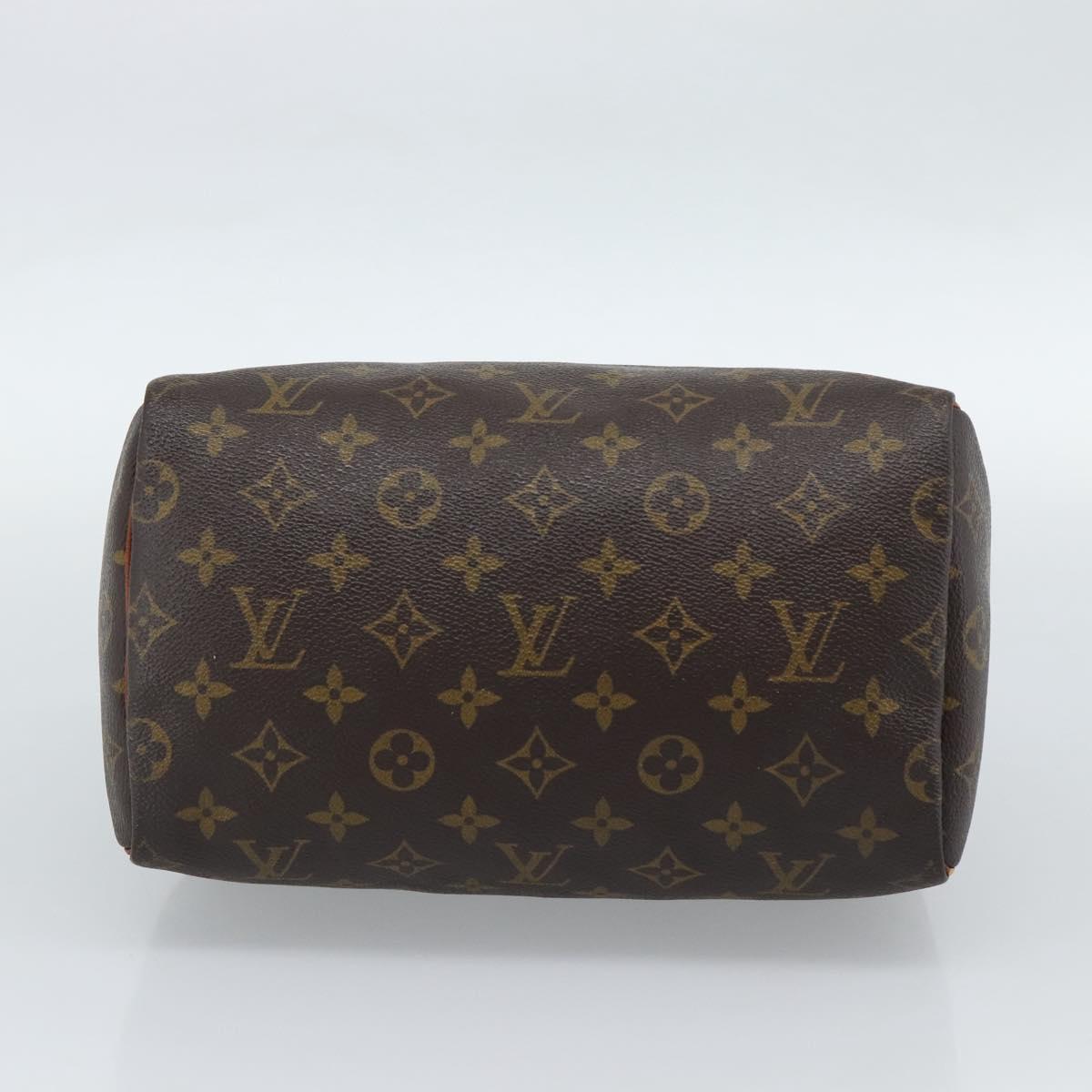 LOUIS VUITTON Monogram Speedy 25 Hand Bag M41528 LV Auth 189351