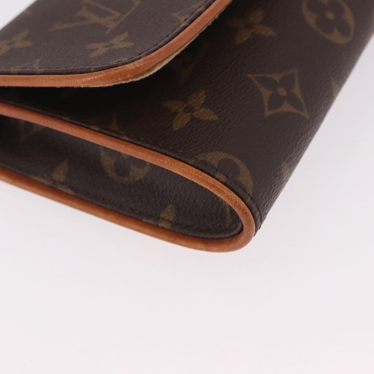 LOUIS VUITTON Monogram Pochette Twin GM Shoulder Bag M51852 LV Auth 189359V