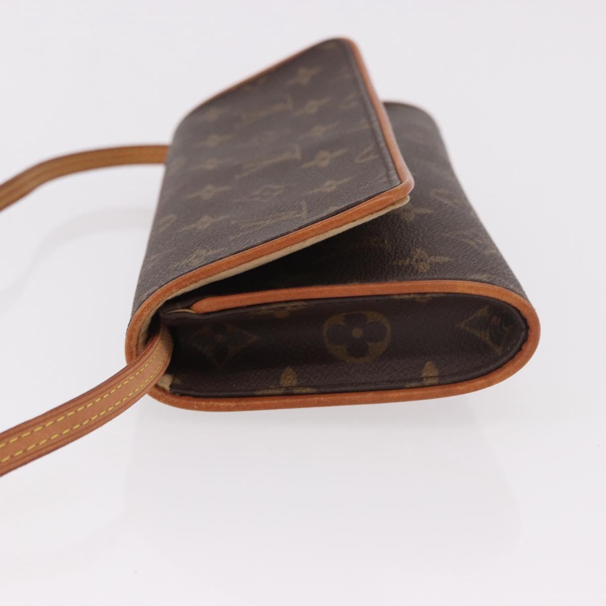 LOUIS VUITTON Monogram Pochette Twin GM Shoulder Bag M51852 LV Auth 189359V