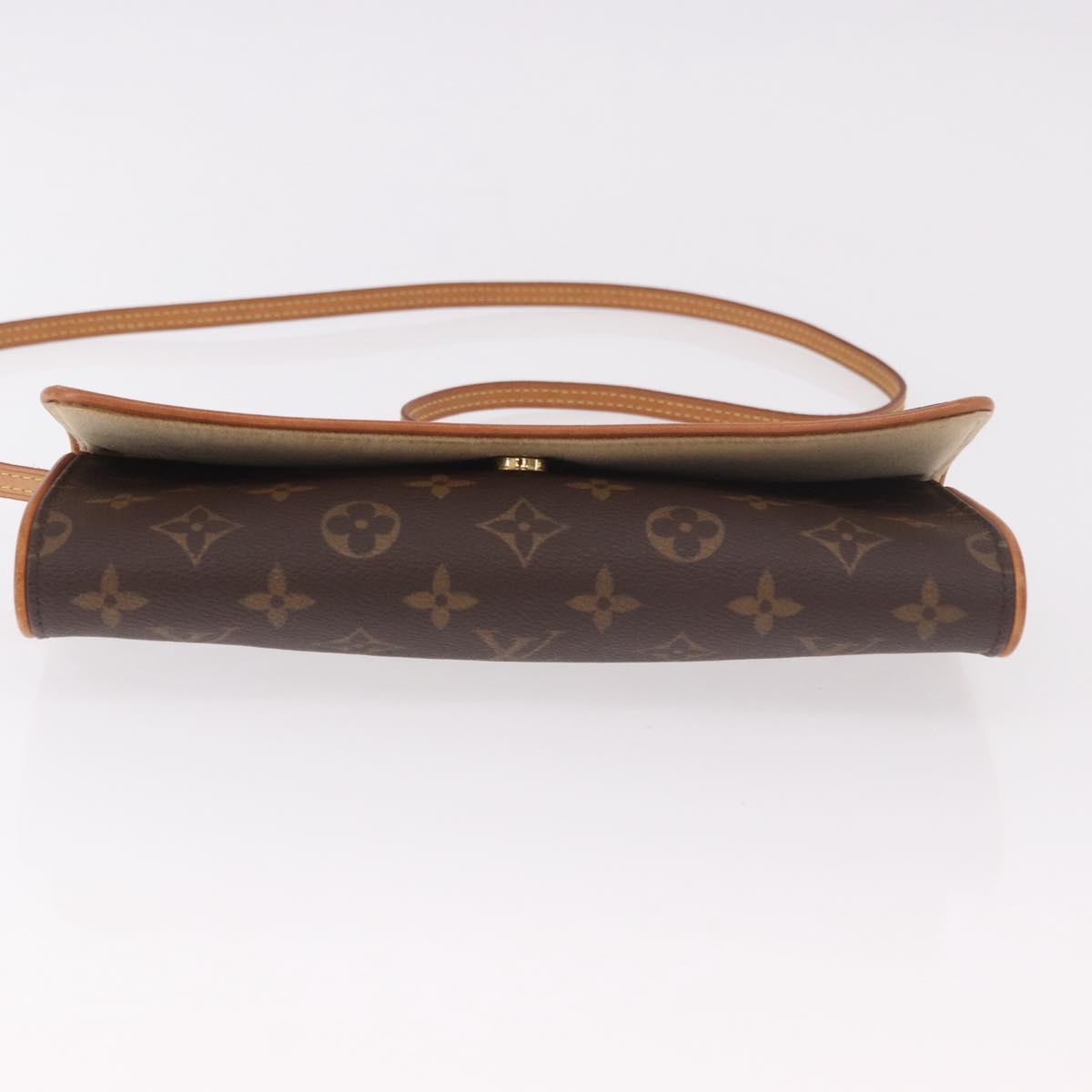 LOUIS VUITTON Monogram Pochette Twin GM Shoulder Bag M51852 LV Auth 189359V