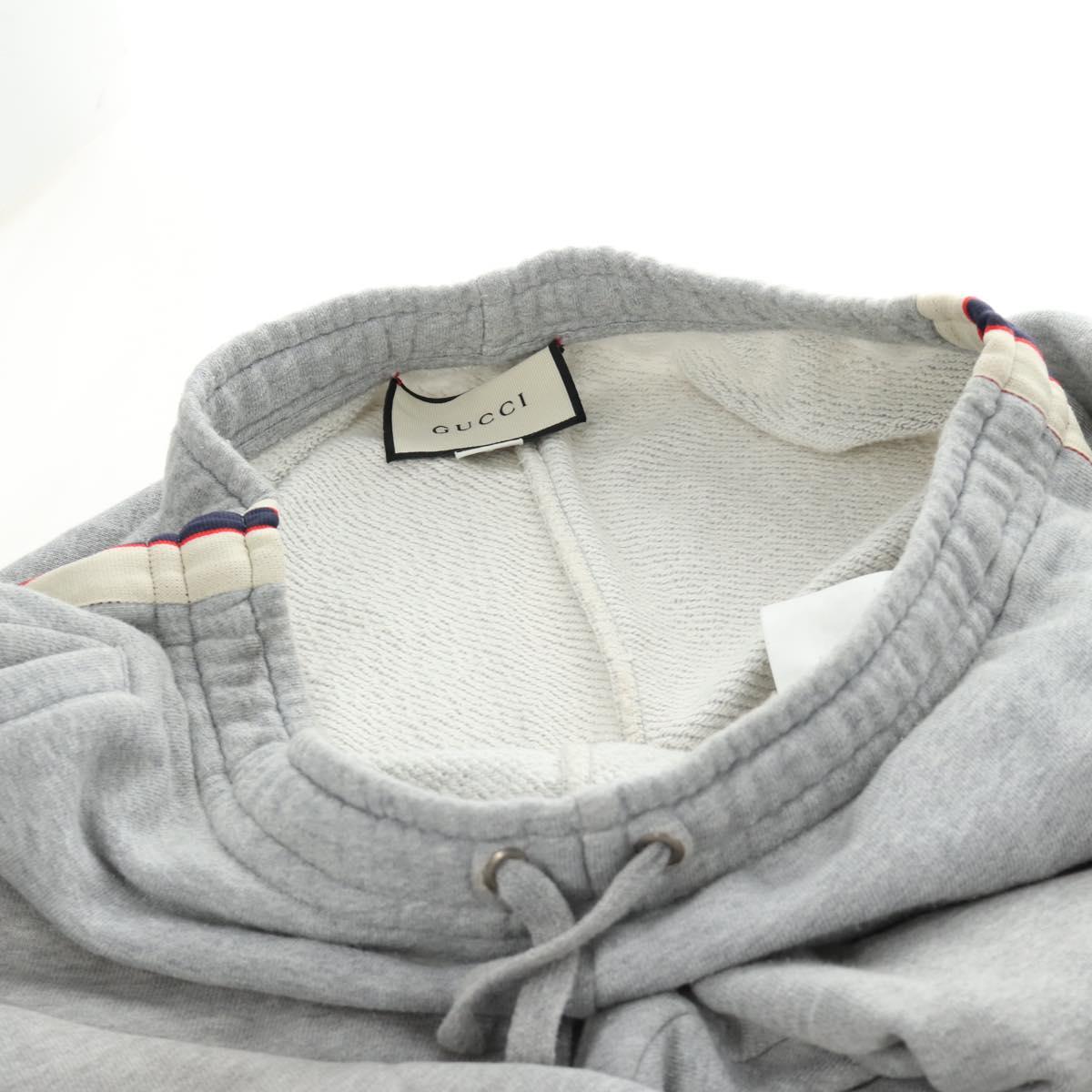 GUCCI Sweat Pants Cotton L Gray Auth 189370V