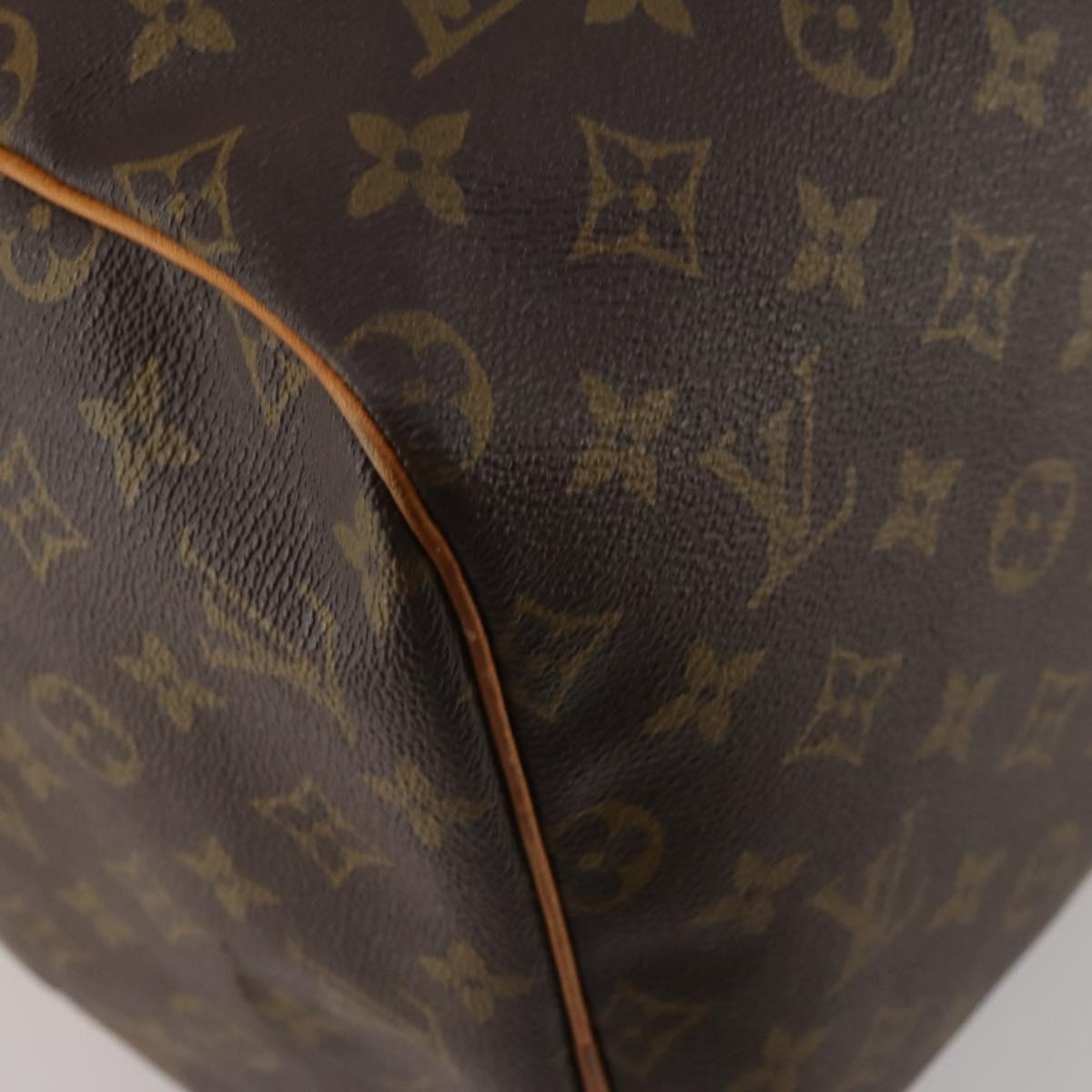LOUIS VUITTON Monogram Sac Souple 55 Boston Bag M41622 LV Auth 189373