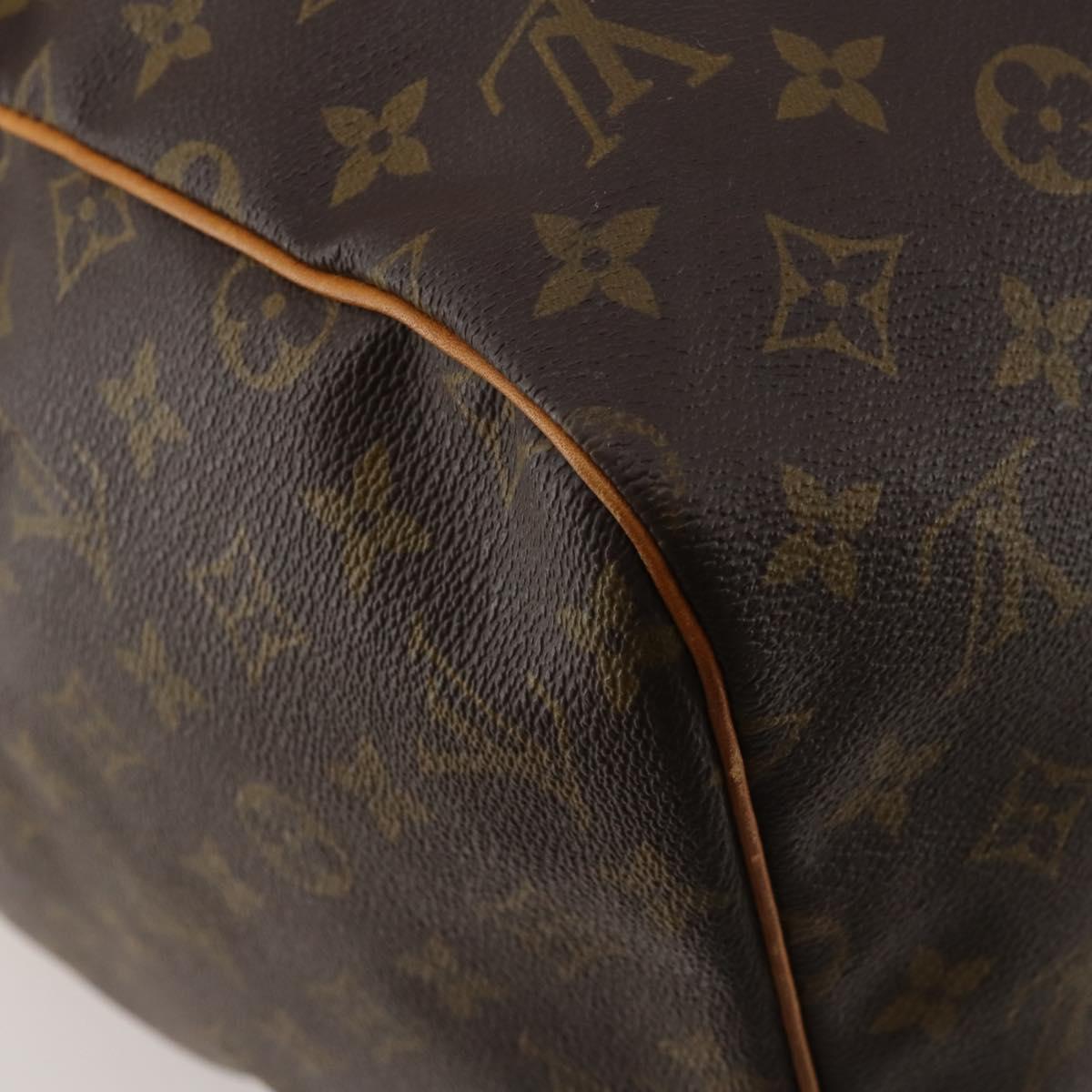 LOUIS VUITTON Monogram Sac Souple 55 Boston Bag M41622 LV Auth 189373