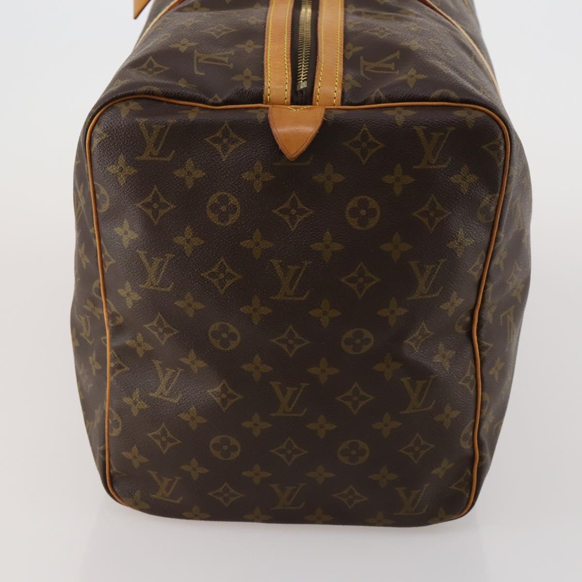 LOUIS VUITTON Monogram Sac Souple 55 Boston Bag M41622 LV Auth 189373