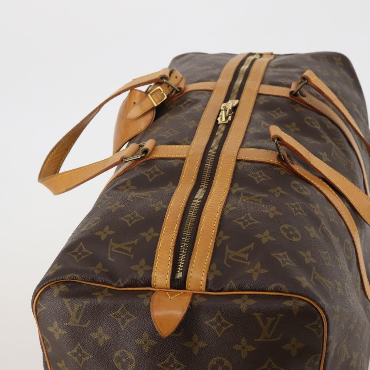 LOUIS VUITTON Monogram Sac Souple 55 Boston Bag M41622 LV Auth 189373