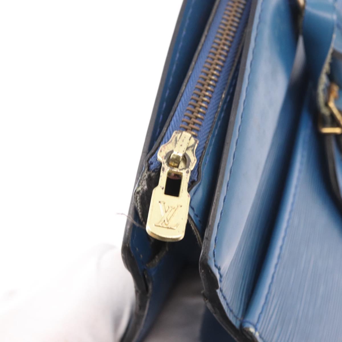 LOUIS VUITTON Epi Riviera Hand Bag Blue M48185 LV Auth 189376