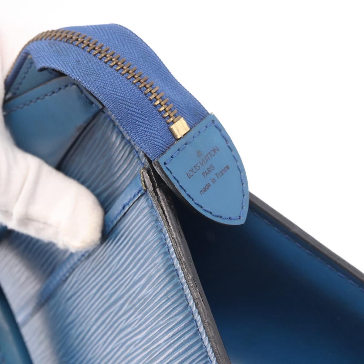 LOUIS VUITTON Epi Riviera Hand Bag Blue M48185 LV Auth 189376