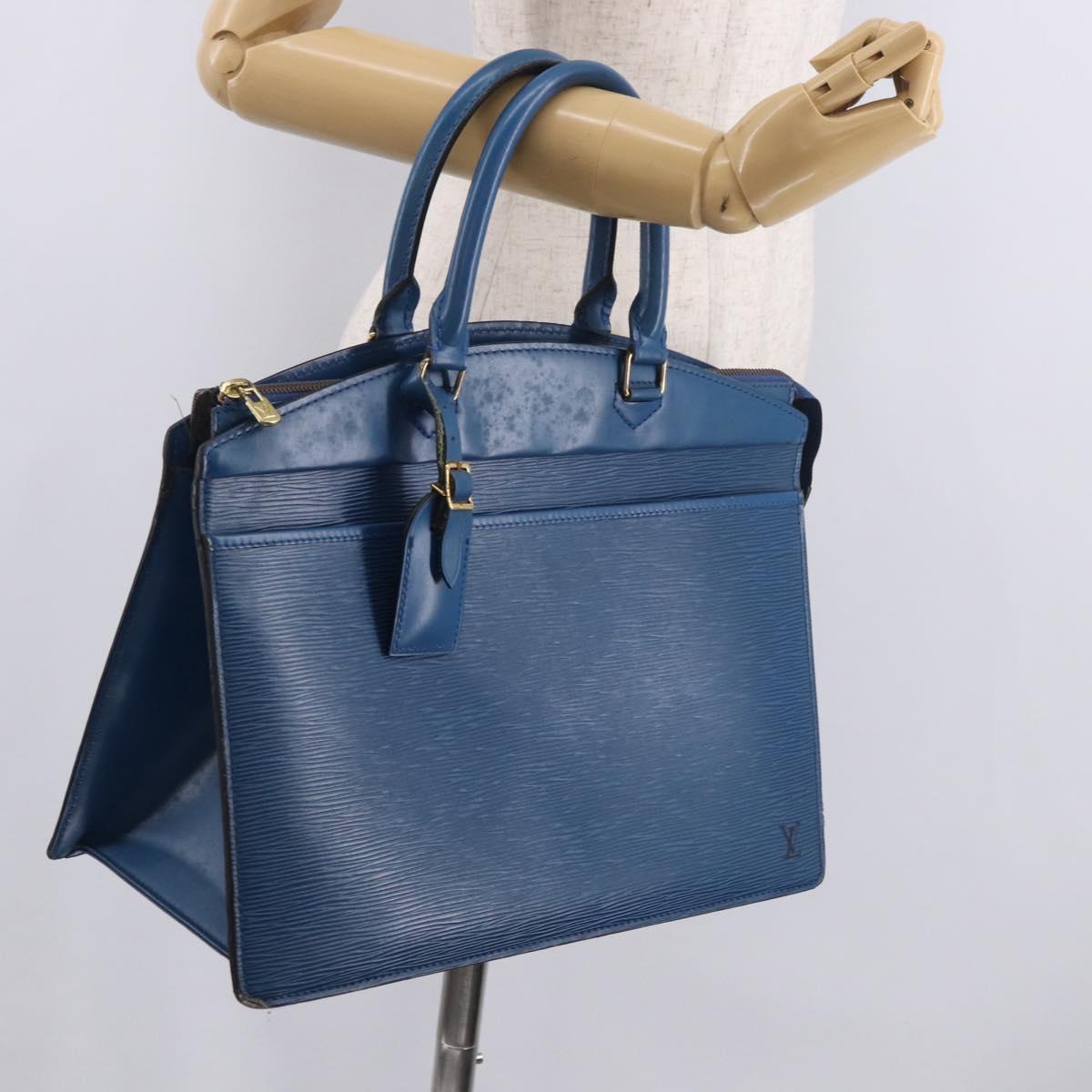 LOUIS VUITTON Epi Riviera Hand Bag Blue M48185 LV Auth 189376