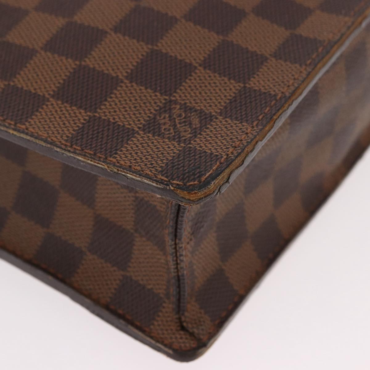 LOUIS VUITTON Damier Ebene Altona PM Briefcase N53315 LV Auth 189379